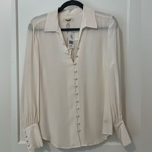 L’ AGENCE Bianca Blouse COLOR-PEARL